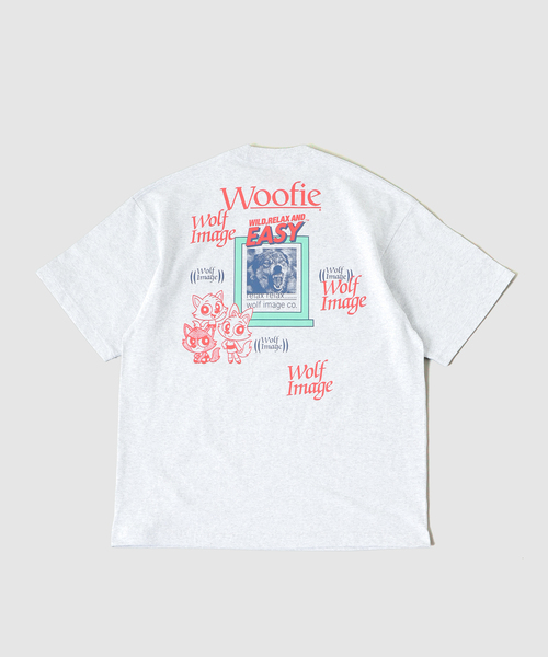 WISM(ウィズム)の「Woofietokyo / ウーフィトウキョウ Video Tee(Tシャツ/カットソー・メンズ・ライトグレー/ブラック・LARGE/MEDIUM)」の4枚目の写真