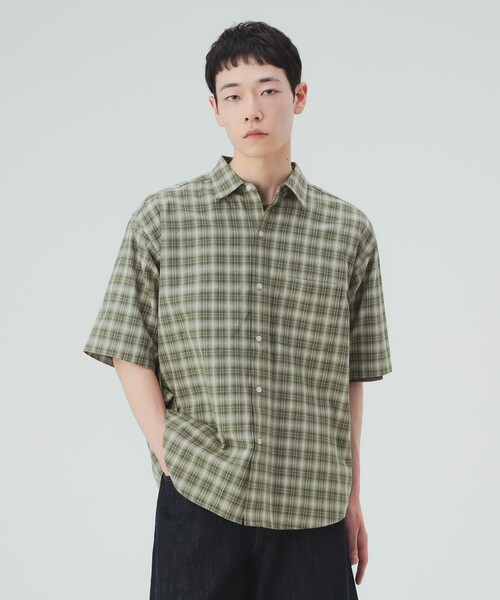 BEAMS HEART（ビームスハート）の「【7/9値下げ】オンブレーチェック レギュラーカラー シャツ（シャツ/ブラウス・メンズ・ブラウン/オリーブ・SMALL/MEDIUM/LARGE）」の21枚目の写真