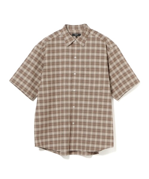 BEAMS HEART（ビームスハート）の「【7/9値下げ】オンブレーチェック レギュラーカラー シャツ（シャツ/ブラウス・メンズ・ブラウン/オリーブ・SMALL/MEDIUM/LARGE）」の3枚目の写真