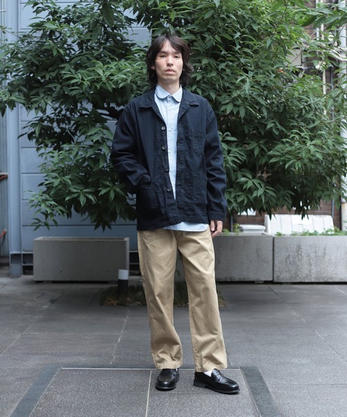 OMNIGOD（オムニゴッド）の「[OMNIGOD mens / オムニゴッド] インディゴダック フレンチワークジャケット（カバーオール・メンズ・ダークインディゴブルー・2/4/3）」の8枚目の写真