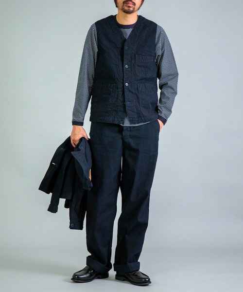 OMNIGOD mens / オムニゴッド] インディゴダック フレンチワーク