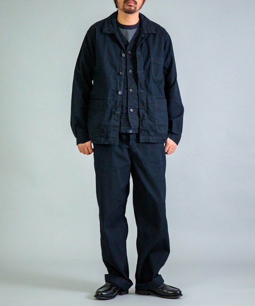 OMNIGOD（オムニゴッド）の「[OMNIGOD mens / オムニゴッド] インディゴダック フレンチワークジャケット（カバーオール・メンズ・ダークインディゴブルー・2/4/3）」の20枚目の写真