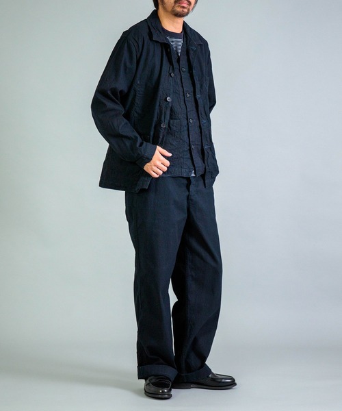 OMNIGOD（オムニゴッド）の「[OMNIGOD mens / オムニゴッド] インディゴダック フレンチワークジャケット（カバーオール・メンズ・ダークインディゴブルー・2/4/3）」の21枚目の写真
