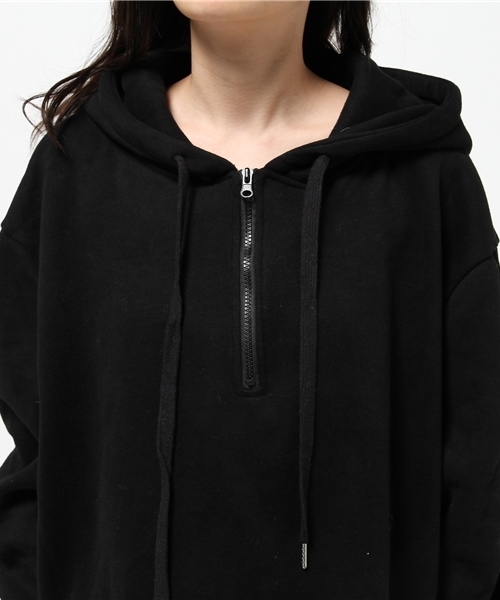 OUTLET（アウトレット）の「【IKUMI】PATCHWORKPULLOVER（Tシャツ/カットソー・レディース・ブラック/ホワイト・FREE）」の6枚目の写真
