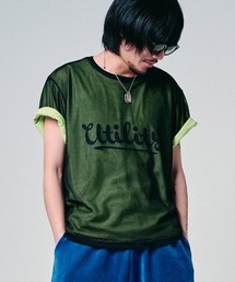 mt10571-Basic logo reversible mesh Tee リバーシブルメッシュTシャツ(efdig-05)