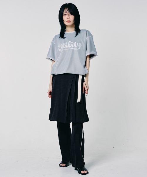 EFFECTEN(エフェクテン)の「mt10571-Basic logo reversible mesh Tee リバーシブルメッシュTシャツ(efdig-05)(Tシャツ/カットソー・メンズ・ブラウン系その他/グレー系その他/ブラック×イエロー・M/L)」の21枚目の写真