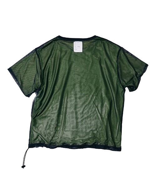EFFECTEN(エフェクテン)の「mt10571-Basic logo reversible mesh Tee リバーシブルメッシュTシャツ(efdig-05)(Tシャツ/カットソー・メンズ・ブラウン系その他/グレー系その他/ブラック×イエロー・M/L)」の10枚目の写真