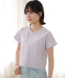 メタリックプリント Tシャツ