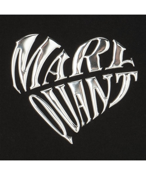 MARY QUANT（マリークワント）の「メタリックプリント Tシャツ（Tシャツ/カットソー・レディース・ブラック/ホワイト/パープル・M）」の6枚目の写真