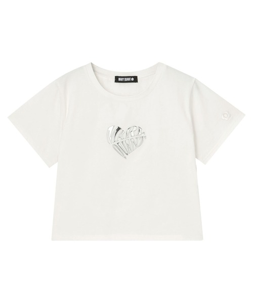 MARY QUANT（マリークワント）の「メタリックプリント Tシャツ（Tシャツ/カットソー・レディース・ブラック/ホワイト/パープル・M）」の10枚目の写真