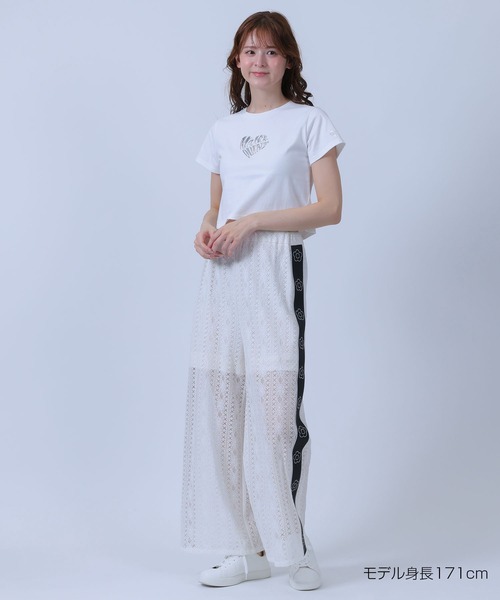 MARY QUANT（マリークワント）の「メタリックプリント Tシャツ（Tシャツ/カットソー・レディース・ブラック/ホワイト/パープル・M）」の13枚目の写真
