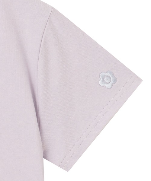 MARY QUANT（マリークワント）の「メタリックプリント Tシャツ（Tシャツ/カットソー・レディース・ブラック/ホワイト/パープル・M）」の8枚目の写真