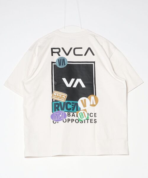 RVCA(ルーカ)の「ルーカ RVCA アウトドアカジュアル 半袖Tシャツ VACATION TAG BOX(Tシャツ/カットソー・メンズ・ブラック/オフホワイト・L/M/S)」の3枚目の写真