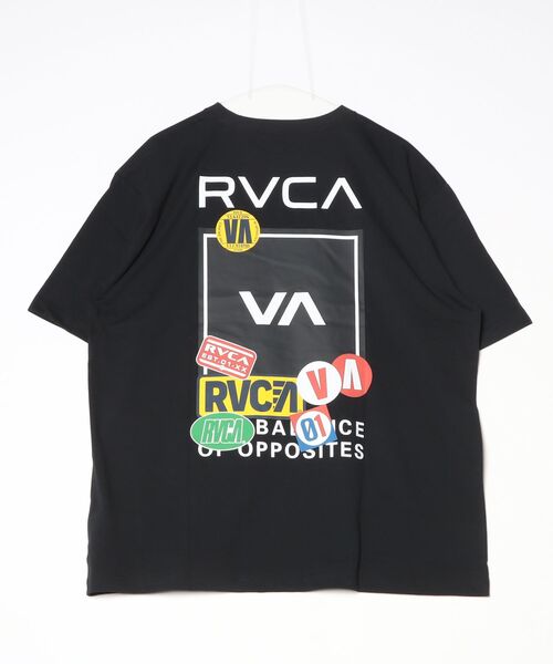 RVCA(ルーカ)の「ルーカ RVCA アウトドアカジュアル 半袖Tシャツ VACATION TAG BOX(Tシャツ/カットソー・メンズ・ブラック/オフホワイト・L/M/S)」の4枚目の写真
