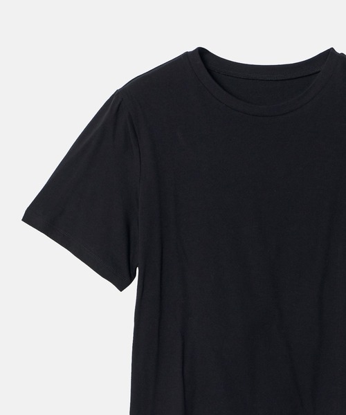 LE CIEL BLEU(ルシェルブルー)の「チュールラッフルディテールTシャツ / Tulle Ruffle Detail T-Shirt(Tシャツ/カットソー・レディース・ブラック/オフホワイト・36)」の13枚目の写真