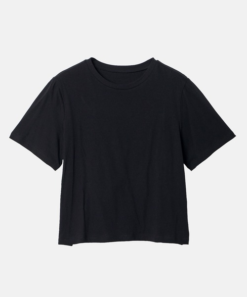 LE CIEL BLEU(ルシェルブルー)の「チュールラッフルディテールTシャツ / Tulle Ruffle Detail T-Shirt(Tシャツ/カットソー・レディース・ブラック/オフホワイト・36)」の12枚目の写真