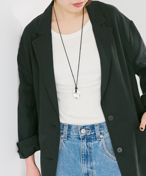 Spick & Span(スピックアンドスパン)の「《追加》JAMIRAY/ジャミレイ BEAN CORD NK S(ネックレス・レディース・シルバー・FREE)」の3枚目の写真