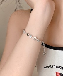 mebole（メボレ）の「heart×stone bracelet（ブレスレット）」