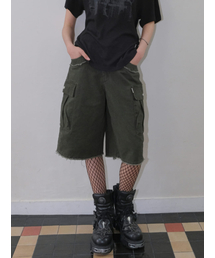 CARGO WIDE SHORTS [KHAKI]