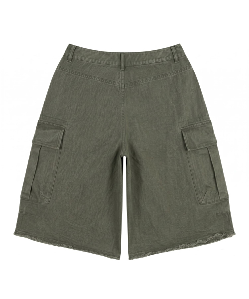 ORDINARY HOLIDAY（オーディナリー ホリデー）の「CARGO WIDE SHORTS [KHAKI]（その他パンツ・レディース・その他・SMALL/MEDIUM）」の4枚目の写真