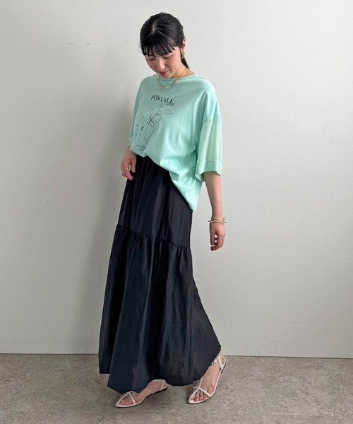 LHELBIE（レルビエ）の「シアーバルーンスカート（スカート・レディース・ブラック/ブルー/イエロー・M）」の18枚目の写真