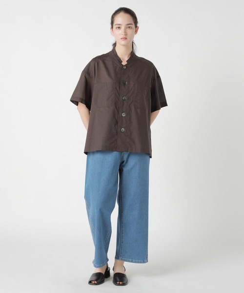 ZUCCa(ズッカ)の「COTTON SILK GINGHAM CHECK / シャツ(シャツ/ブラウス・レディース・ブラック/ダークグレー・M size/X-LARGE)」の7枚目の写真