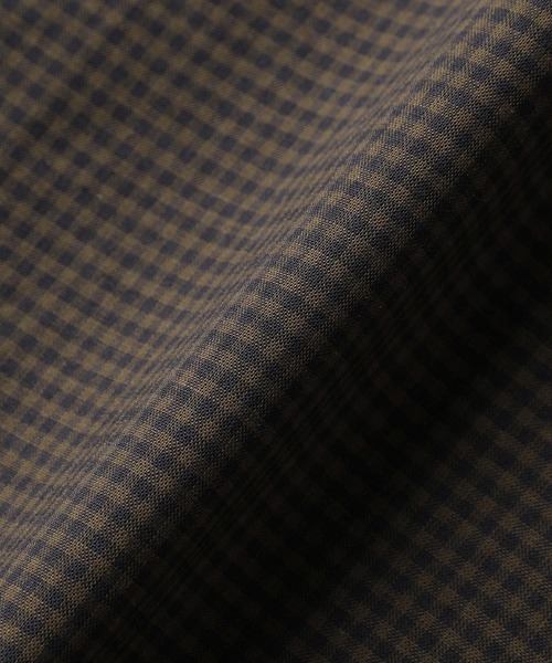 ZUCCa(ズッカ)の「COTTON SILK GINGHAM CHECK / シャツ(シャツ/ブラウス・レディース・ブラック/ダークグレー・M size/X-LARGE)」の10枚目の写真