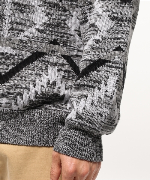 VENCEEXCHANGE(ヴァンスエクスチェンジ)の「オルテガニットショールカーデ (カーディガン/ボレロ・メンズ・ネイビー/グレー・LARGE/MEDIUM/SMALL)」の7枚目の写真