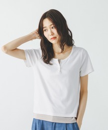 GLOBAL WORK | フェイクレイヤードヘンリープルオーバー/802017(Tシャツ/カットソー)