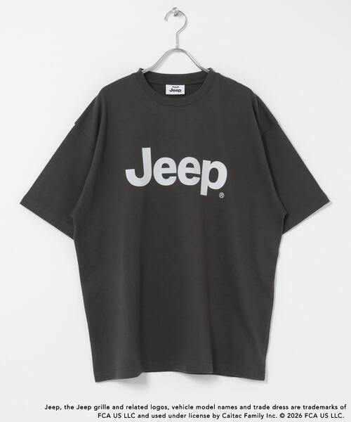 URBAN RESEARCH Sonny Label（アーバンリサーチサニーレーベル）の「JEEP ロゴショートスリーブTシャツ（Tシャツ/カットソー・メンズ・オフホワイト/チャコールグレー/レッド・LARGE/MEDIUM）」の2枚目の写真
