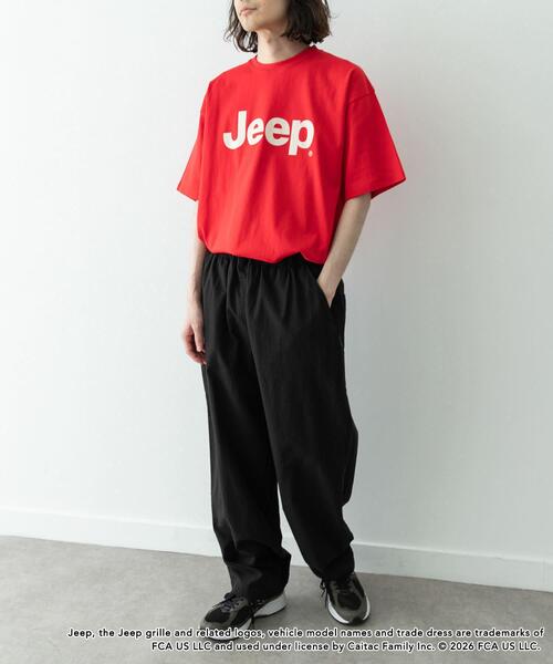 URBAN RESEARCH Sonny Label（アーバンリサーチサニーレーベル）の「JEEP ロゴショートスリーブTシャツ（Tシャツ/カットソー・メンズ・オフホワイト/チャコールグレー/レッド・LARGE/MEDIUM）」の11枚目の写真