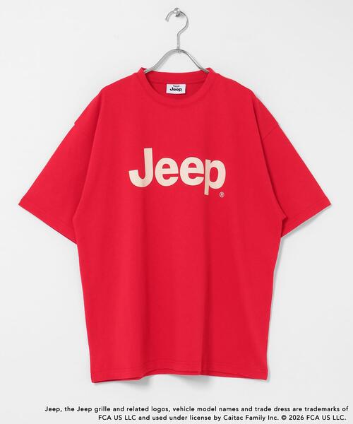 URBAN RESEARCH Sonny Label（アーバンリサーチサニーレーベル）の「JEEP ロゴショートスリーブTシャツ（Tシャツ/カットソー・メンズ・オフホワイト/チャコールグレー/レッド・LARGE/MEDIUM）」の12枚目の写真