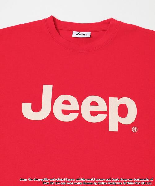 URBAN RESEARCH Sonny Label（アーバンリサーチサニーレーベル）の「JEEP ロゴショートスリーブTシャツ（Tシャツ/カットソー・メンズ・オフホワイト/チャコールグレー/レッド・LARGE/MEDIUM）」の13枚目の写真