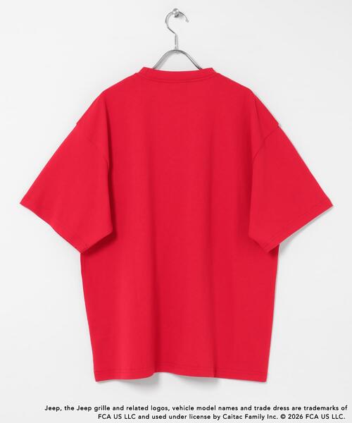 URBAN RESEARCH Sonny Label（アーバンリサーチサニーレーベル）の「JEEP ロゴショートスリーブTシャツ（Tシャツ/カットソー・メンズ・オフホワイト/チャコールグレー/レッド・LARGE/MEDIUM）」の14枚目の写真