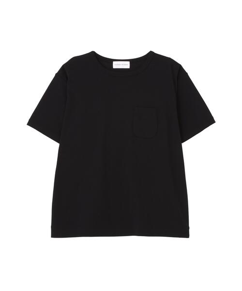 human woman(ヒューマンウーマン)の「◆【吸水速乾】コンパクトポケットTシャツ(Tシャツ/カットソー・レディース・ブラウン系その他/ベージュ/ブラック・MEDIUM)」の5枚目の写真