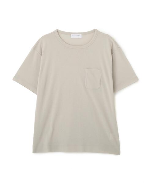 human woman(ヒューマンウーマン)の「◆【吸水速乾】コンパクトポケットTシャツ(Tシャツ/カットソー・レディース・ブラウン系その他/ベージュ/ブラック・MEDIUM)」の10枚目の写真