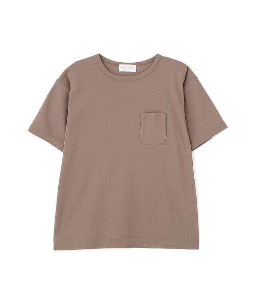 human woman(ヒューマンウーマン)の「◆【吸水速乾】コンパクトポケットTシャツ(Tシャツ/カットソー・レディース・ブラウン系その他/ベージュ/ブラック・MEDIUM)」の20枚目の写真