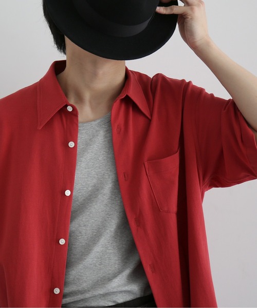 KAIKO(カイコー)の「KAIKO Tomorrow ss shirt(シャツ/ブラウス・メンズ・レッド/ブルー・1/2)」の4枚目の写真