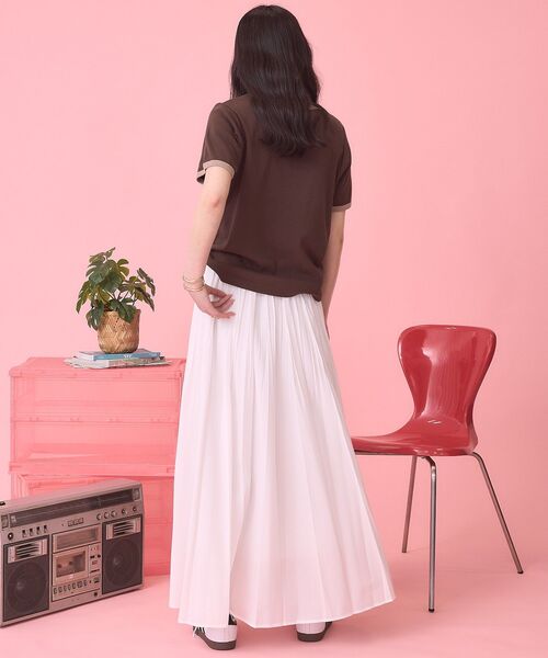 PENNEYS(ぺニーズ)の「【PENNEY'S】配色リンガーTシャツ(Tシャツ/カットソー・レディース・オレンジ/ブラウン・FREE)」の20枚目の写真