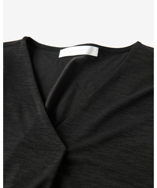 DoCLASSE( ドゥクラッセ)の「UVスラブ・フロントタックワンピース/普通丈(ワンピース・レディース・グレー/ロイヤルブルー/グレイッシュベージュ/グリーン/ネイビー/ネイビー系1/ブルーグリーン/ブラック×イエロー/ブラック・L/3L/LL/M/S/XL/XXL)」の11枚目の写真