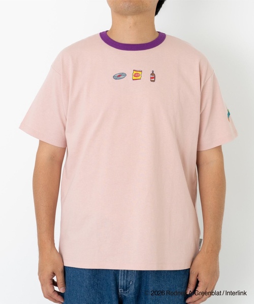 and D. petit main(アンドディープティマイン)の「【親子リンク】【パラッパラッパー】【DAD】リンガー配色半袖Tシャツ(Tシャツ/カットソー・レディース・チャコール/ピンク/ホワイト・F)」の5枚目の写真