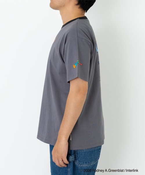 and D. petit main(アンドディープティマイン)の「【親子リンク】【パラッパラッパー】【DAD】リンガー配色半袖Tシャツ(Tシャツ/カットソー・レディース・チャコール/ピンク/ホワイト・F)」の8枚目の写真