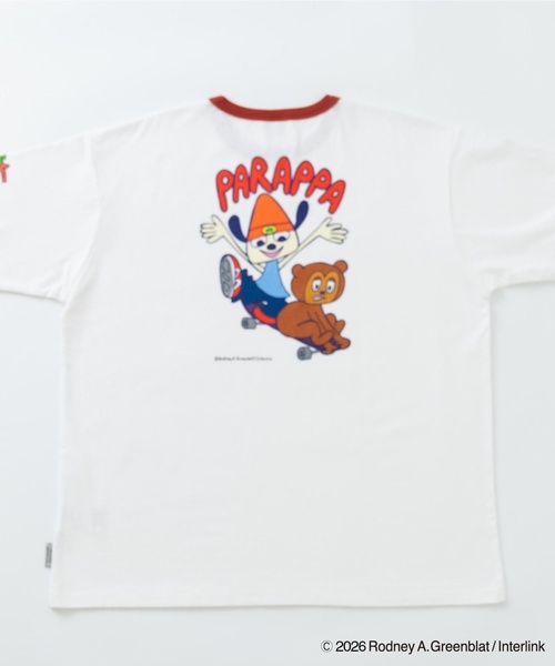 and D. petit main(アンドディープティマイン)の「【親子リンク】【パラッパラッパー】【DAD】リンガー配色半袖Tシャツ(Tシャツ/カットソー・レディース・チャコール/ピンク/ホワイト・F)」の15枚目の写真