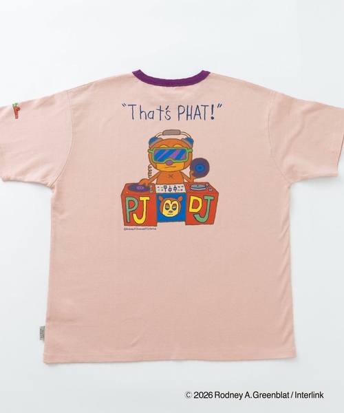 and D. petit main(アンドディープティマイン)の「【親子リンク】【パラッパラッパー】【DAD】リンガー配色半袖Tシャツ(Tシャツ/カットソー・レディース・チャコール/ピンク/ホワイト・F)」の17枚目の写真