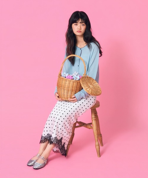 Casselini(キャセリーニ)の「Casselini(キャセリーニ)【assa×Casselini】Ohana Parasol お花パラソル(折りたたみ傘・レディース・ピンク/ブルー/イエロー・FREE)」の10枚目の写真
