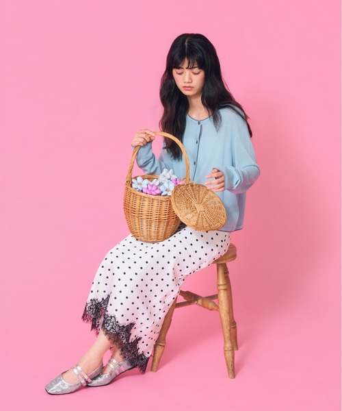 Casselini(キャセリーニ)の「Casselini(キャセリーニ)【assa×Casselini】Ohana Parasol お花パラソル(折りたたみ傘・レディース・ピンク/ブルー/イエロー・FREE)」の11枚目の写真