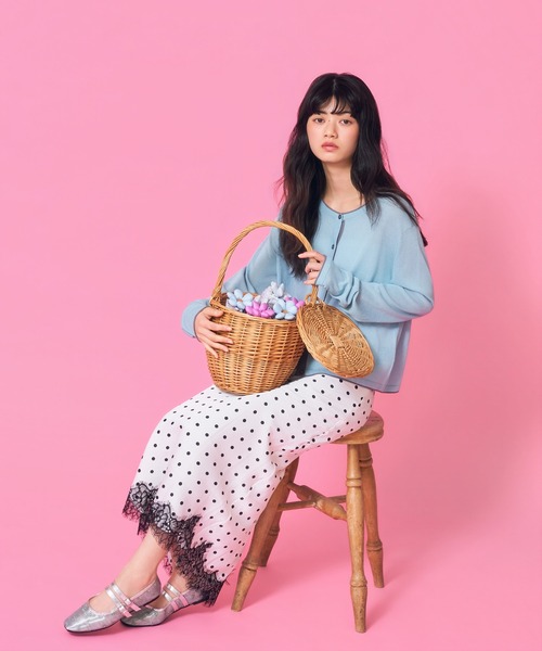 Casselini(キャセリーニ)の「Casselini(キャセリーニ)【assa×Casselini】Ohana Parasol お花パラソル(折りたたみ傘・レディース・ピンク/ブルー/イエロー・FREE)」の12枚目の写真