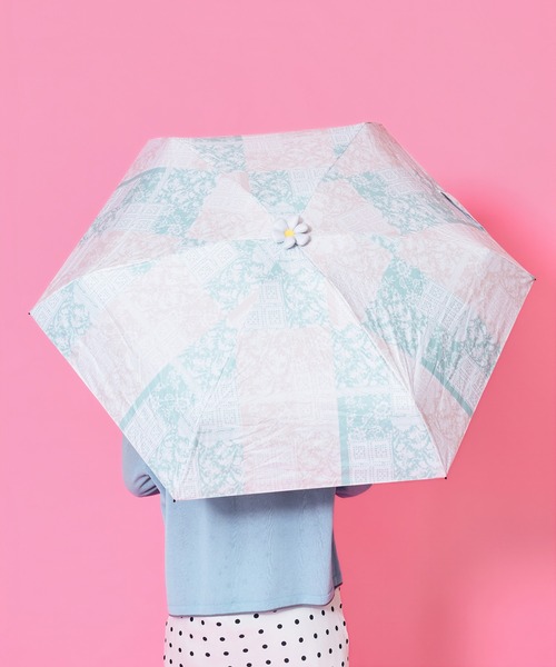 Casselini(キャセリーニ)の「Casselini(キャセリーニ)【assa×Casselini】Ohana Parasol お花パラソル(折りたたみ傘・レディース・ピンク/ブルー/イエロー・FREE)」の21枚目の写真