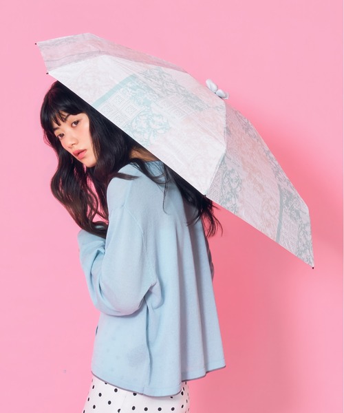 Casselini(キャセリーニ)の「Casselini(キャセリーニ)【assa×Casselini】Ohana Parasol お花パラソル(折りたたみ傘・レディース・ピンク/ブルー/イエロー・FREE)」の20枚目の写真
