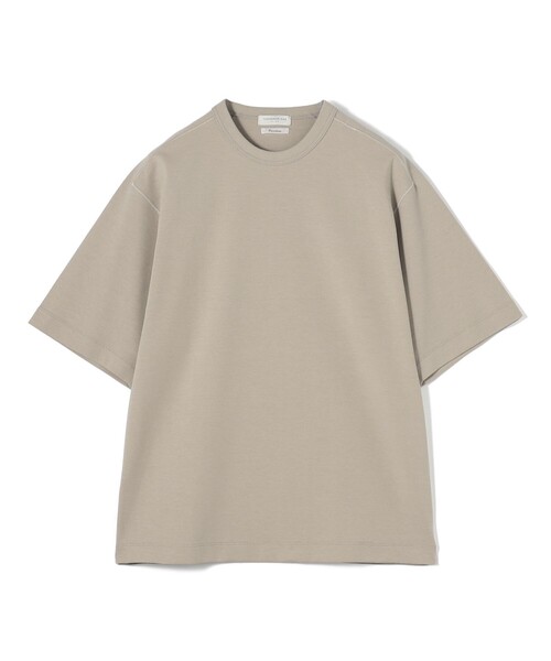 接触冷感・吸水速乾】コットンポリエステルポンチ クルーネックTシャツ